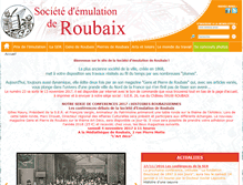 Tablet Screenshot of histoirederoubaix.com